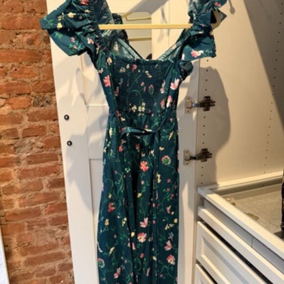 Hill House The Ava Dress - Moody Floral Poplin - XXS - Picture 5 of 5